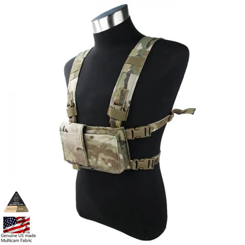 TMC модульная грудная установка Легкая простая версия Шасси w/5 56 Mag Pouch Military