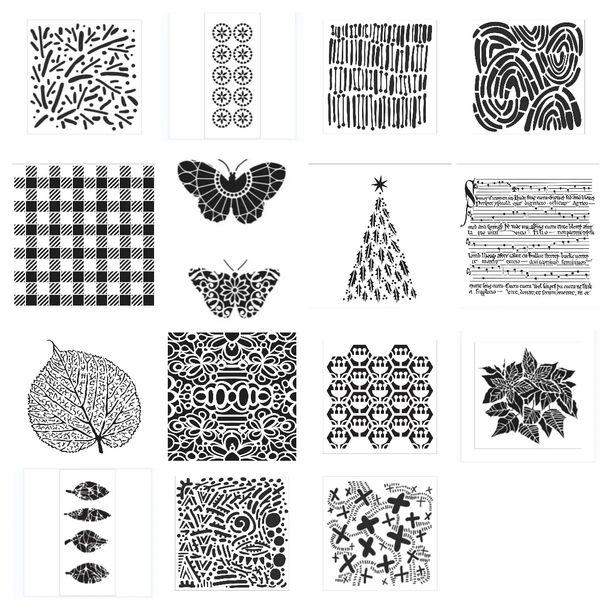 

Scattered Branches New 2021 Arrival Metal Cutting Stencil Diary Scrapbooking Easter Craft Engraving Making Tulip Hexagons