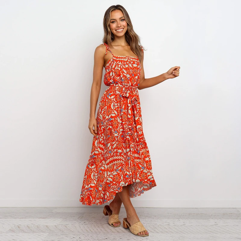 Женское платье без рукавов NEEDBO длинное Повседневное большого размера с