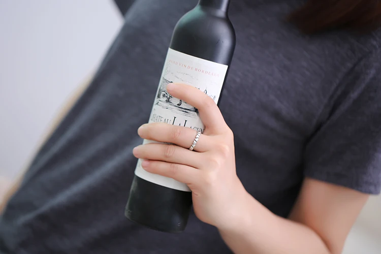 Женские открытые кольца в стиле ретро из стерлингового серебра 925 пробы