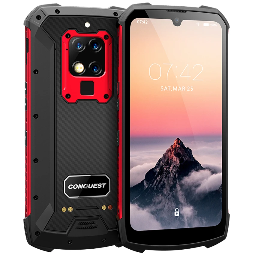 Ударопрочный смартфон 4G CONQUEST S16 8 ГБ 256 48 МП Android 6 3 УФ датчик инфракрасный пульт