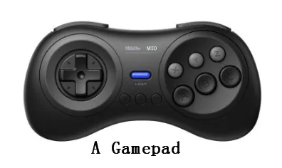 A Gamepad 8BitDo M30 Bluetooth геймпад для sega Genesis Mega Drive Стиль для переключения ПК MAC паровой смартфон беспроводной игровой контроллер - Цвет: A Gamepad