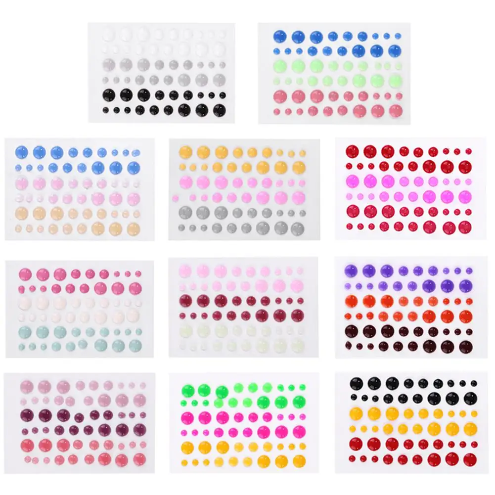 Смолы Ассорти точка DIY скрапбук эмалевые наклейки самоклеющиеся Фотоальбом