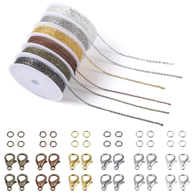 

2mm 6 Assorted Colors Necklace Rope DIY Bracelet Necklace Jewelry Making Material Accessories Handmade Art Crafts Chain