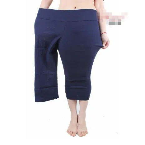 Женские брюки до середины икры Deporte Осенние облегающие карандаш большого размера