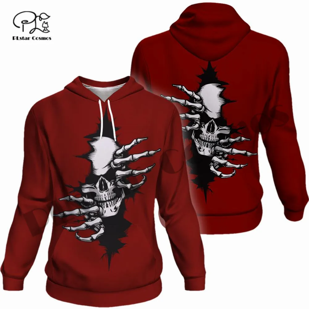 

PLstar Cosmos 3Dprint Newfashion Skull Gothic Harajuku Pullover Streetwear Funny Unique Unisex Casual Hoodies/Sweatshirt/Zip Q-1