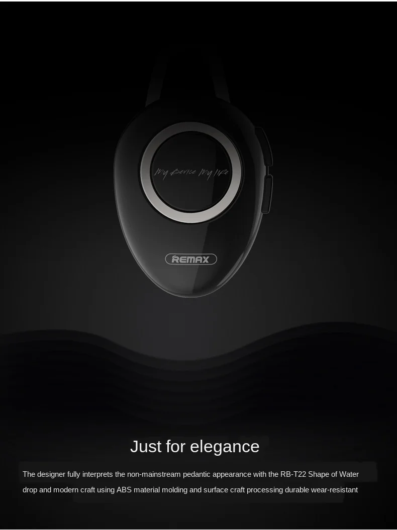 

Business Bluetooth Headset Bluetooth 4.2 Wireless Mobile Phone Earplugs Compact Creative Style T22