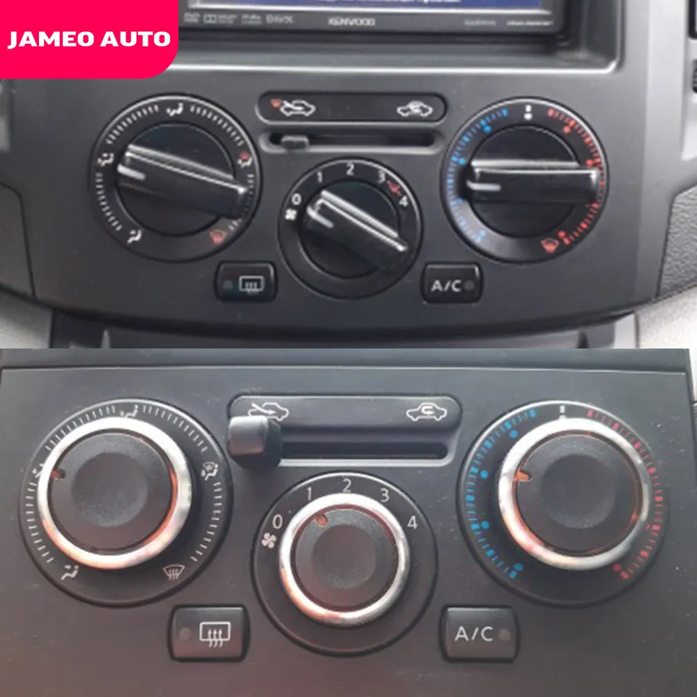Автомобильный Стайлинг Jameo 3 шт. ручка переключателя контроля тепла кондиционера