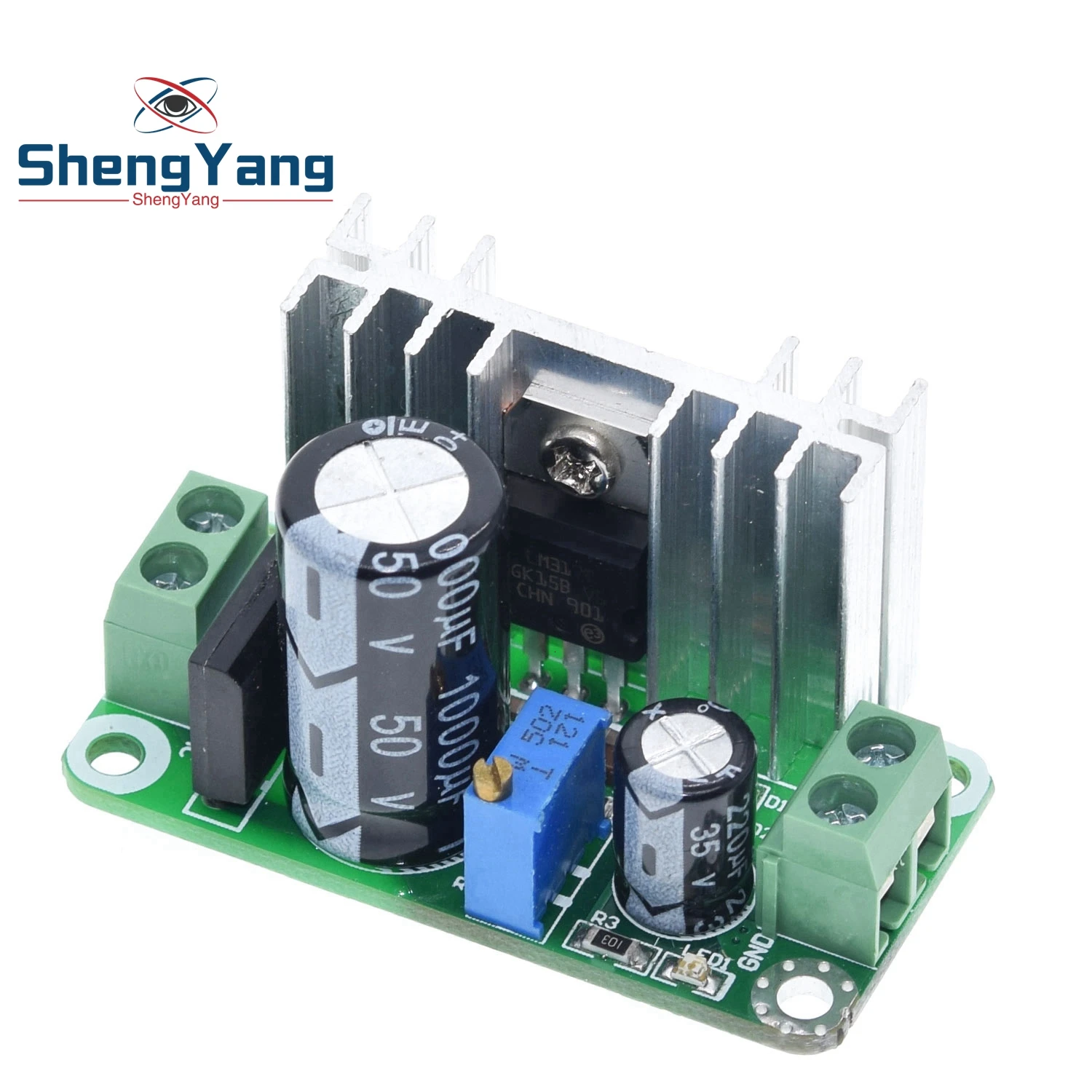 LM317T DC-DC Регулируемый преобразователь понижающий модуль печатной платы линейный регулятор питания с выпрямительным фильтром