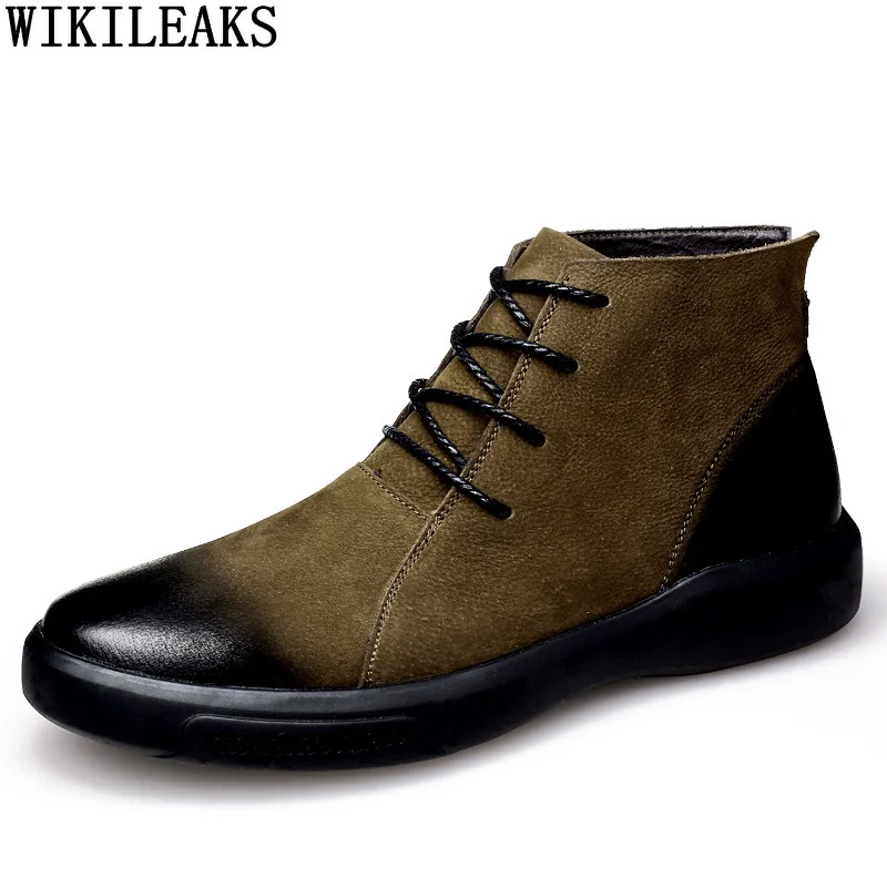 

Martin Boots Leather Casual Shoes Men New 2022 Boots for Men Male Suede Boots Italian Shoes Men Luxury Designer Shoes Men Scarpe