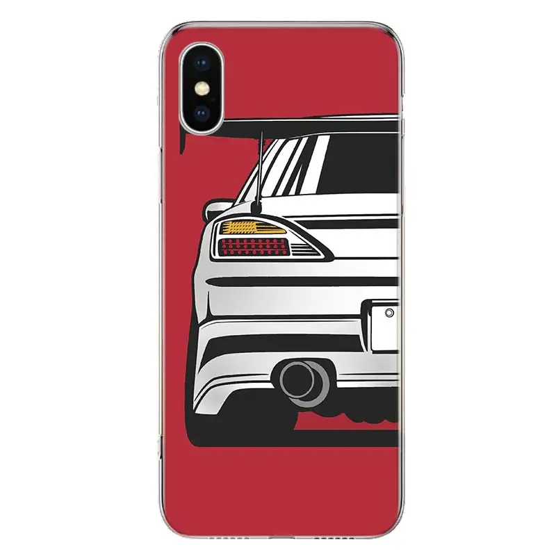 Male Men JDM Sports Cars Comic Phone Case For Apple iphone 14 13 12 11 Pro Max SE 2020 X XS XR 7 8 6 6S Plus Soft Cover Coque