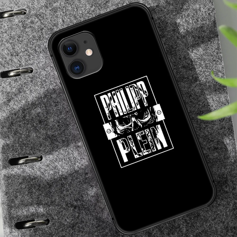 

luxury Brand qp Philipp Phone Case Cover Hull For iphone 5 5s se 2020 6 6s 7 8 12 mini plus X XS XR 11 PRO MAX black Funda