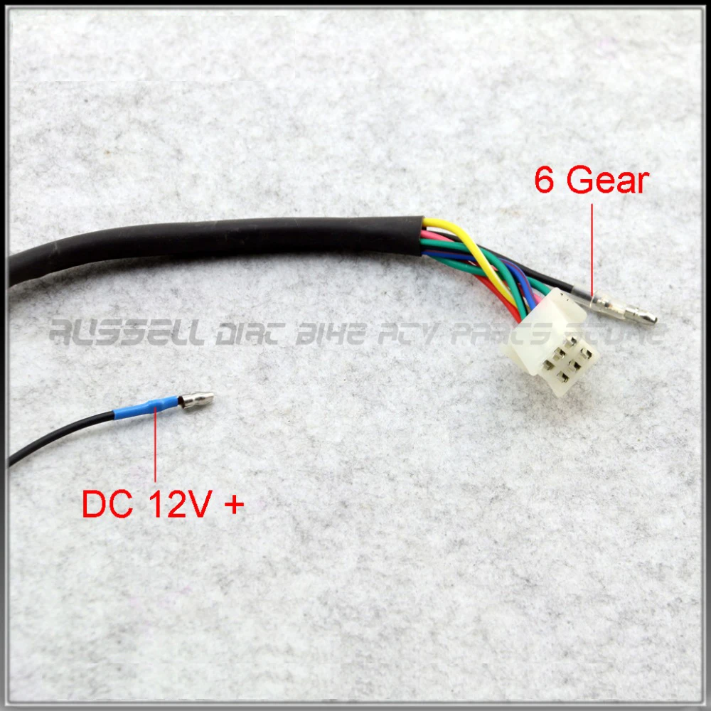 6-Скоростной дисплей светодиодный индикатор мотор-редуктора светильник вая