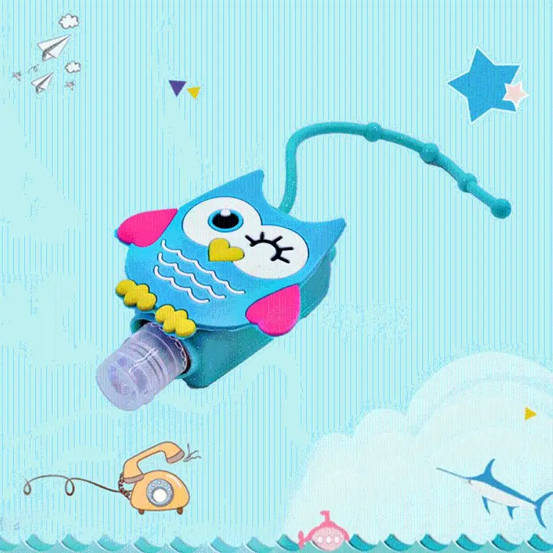 Тиснением Симпатичные Цветной мультфильм сова Форма Силиконовые Миниатюрный