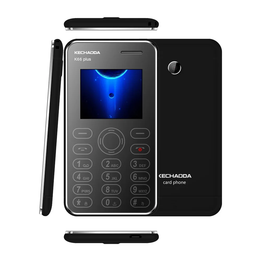 Sper тонкий карточный телефон Blueteach KECHAODA Monblie K66PLUS 1 8 &quotMTK6261DA 32MB 400mAh Dul Sim режим