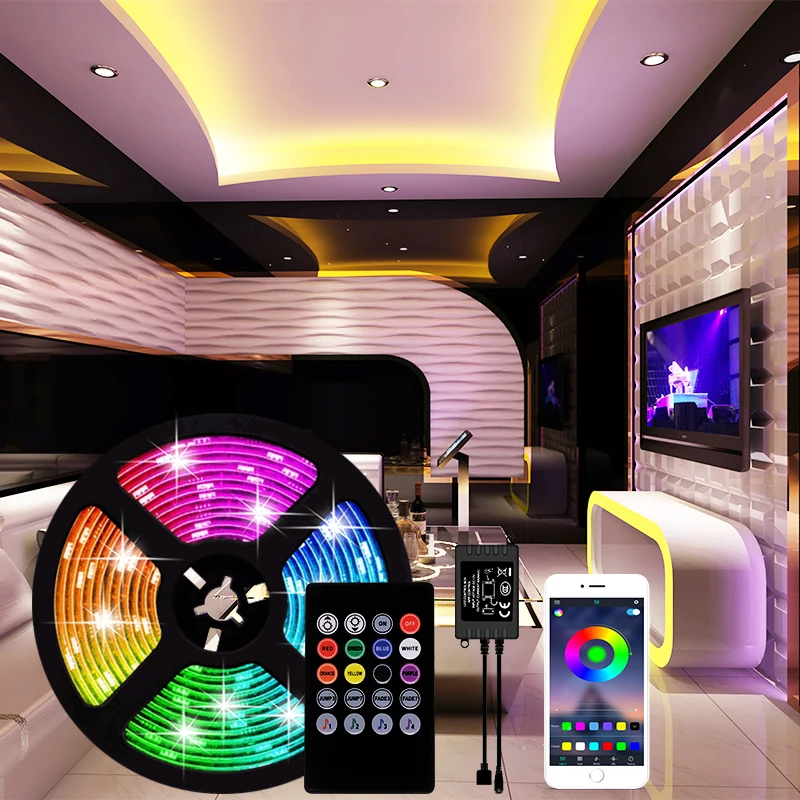 Лучший сервис 5050 RGB подсветильник для телевизора умное приложение музыкальный