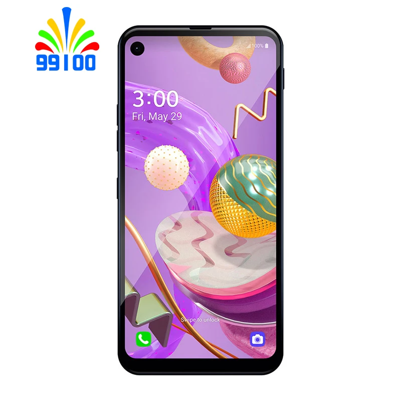 Отремонтированный Оригинальный разблокированный сотовый телефон LG Q70 6 4 &quot4 Гб +