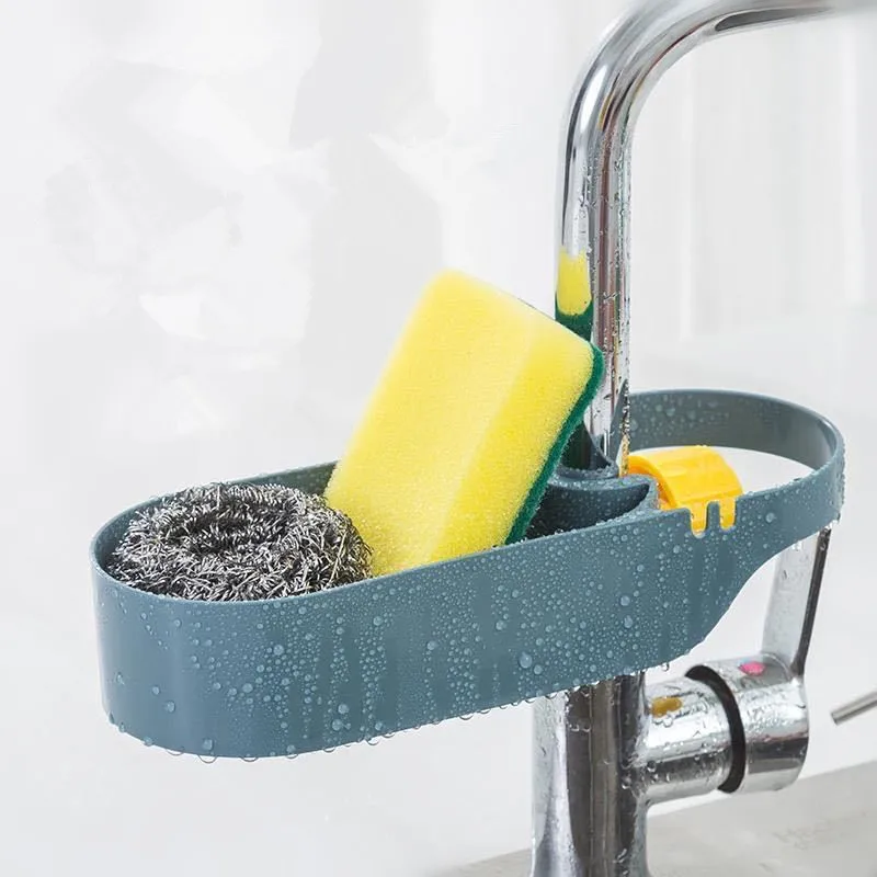 

Creative screw basket hanging type multifunctional kitchen sink drop frame rectangle plastic drop day type shelf
