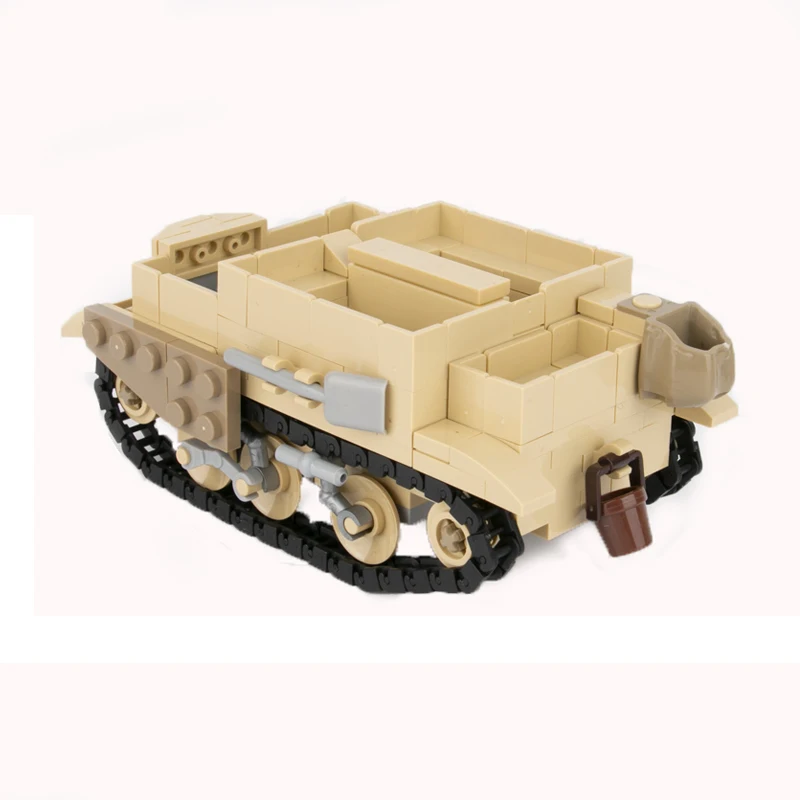 Военный танк автомобиль конструктор наборы WW2 Британский Bren модель