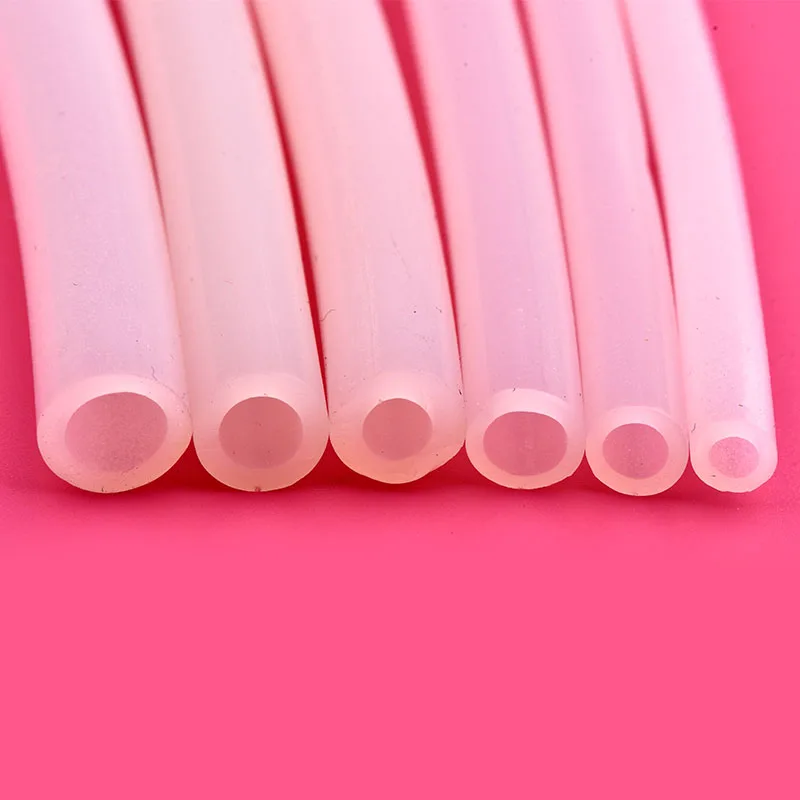 

1 Meter Transparent Food Grade Silicone tube Flexible Garden Rubber hose Aquarium Soft Tubing Hose