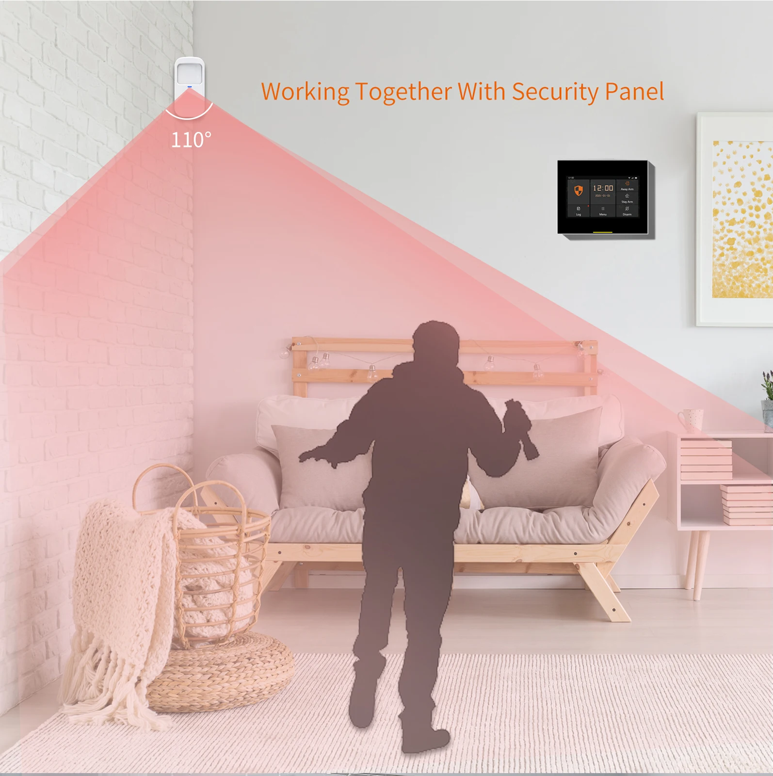 Интеллектуальные инфракрасные детекторы Wi-Fi PR110 Беспроводной инфракрасный