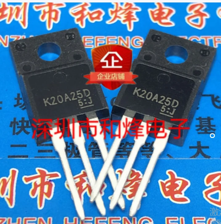 

Free shipping 50pcs K20A25D TK20A25D TO-220F 250V 20A