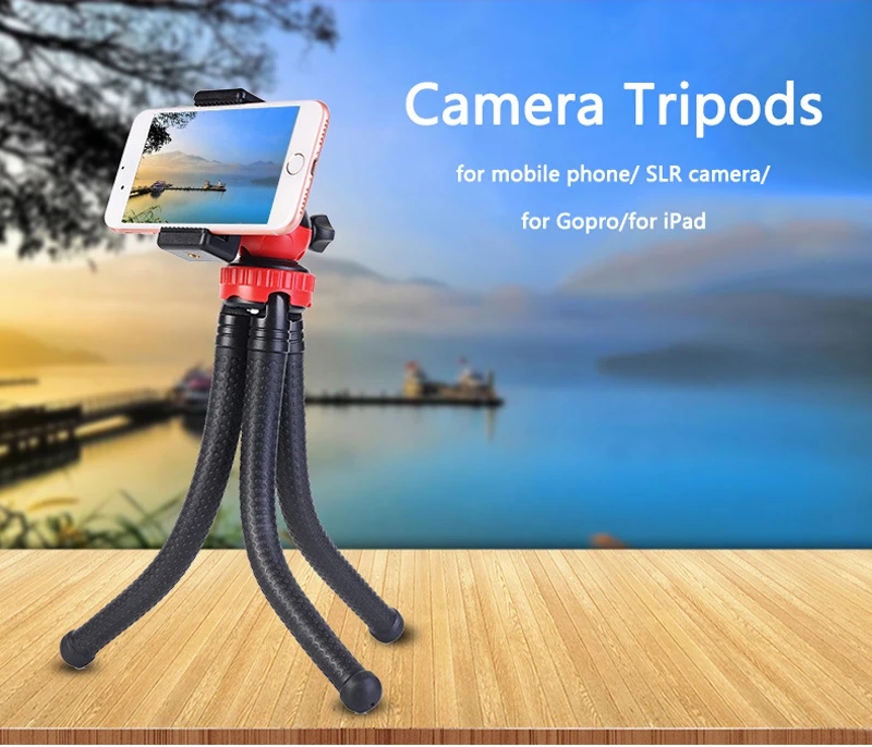 Waterproof 360 Degree Camera Smartphone Mini Flexible Octopus Tripod Tripod for Mobile Phone DSLR Action Camera Hot sale product images - 6