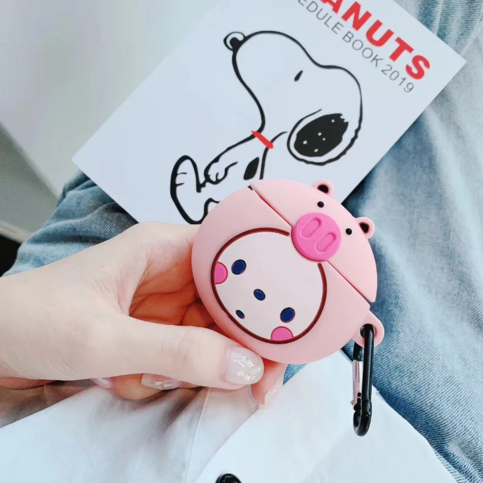 576U 3D чехол для наушников Airpods чехол силиконовый милый чехол с изображением животного для Airpods 2 Чехол японские суши куколные столовые принадлежности крышка с брелком - Цвет: 576U