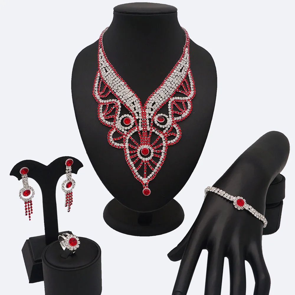 Африканские Ювелирные наборы золотые свадебные ювелирные изысканные изделия