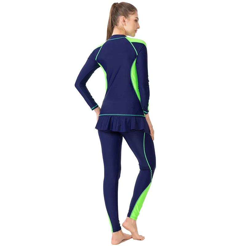 Новинка 2020 женский Принт в мусульманском стиле юбка купальник спортивный