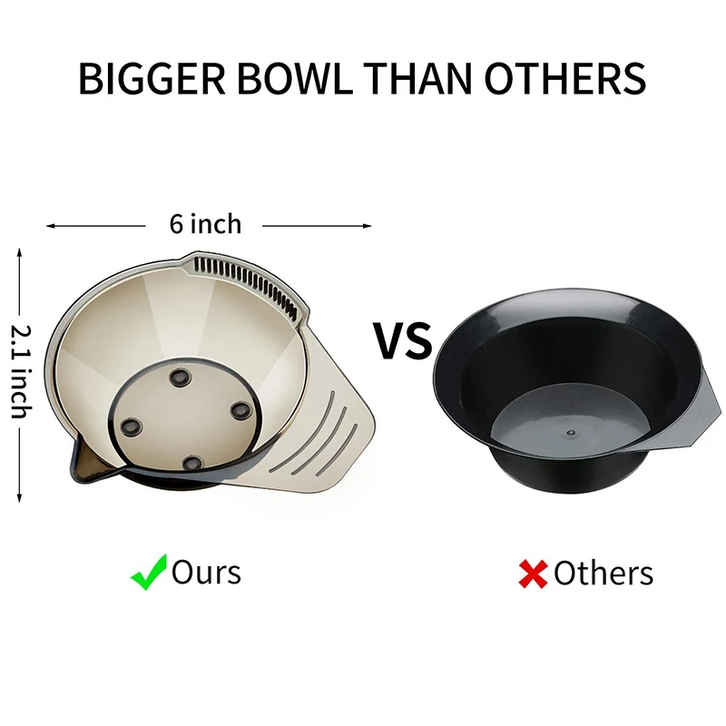 

Oiling Set Hair Dyeing Tool Set Hairdressing Tools Hair Dyeing Comb Brush Hair Dyeing Bowl