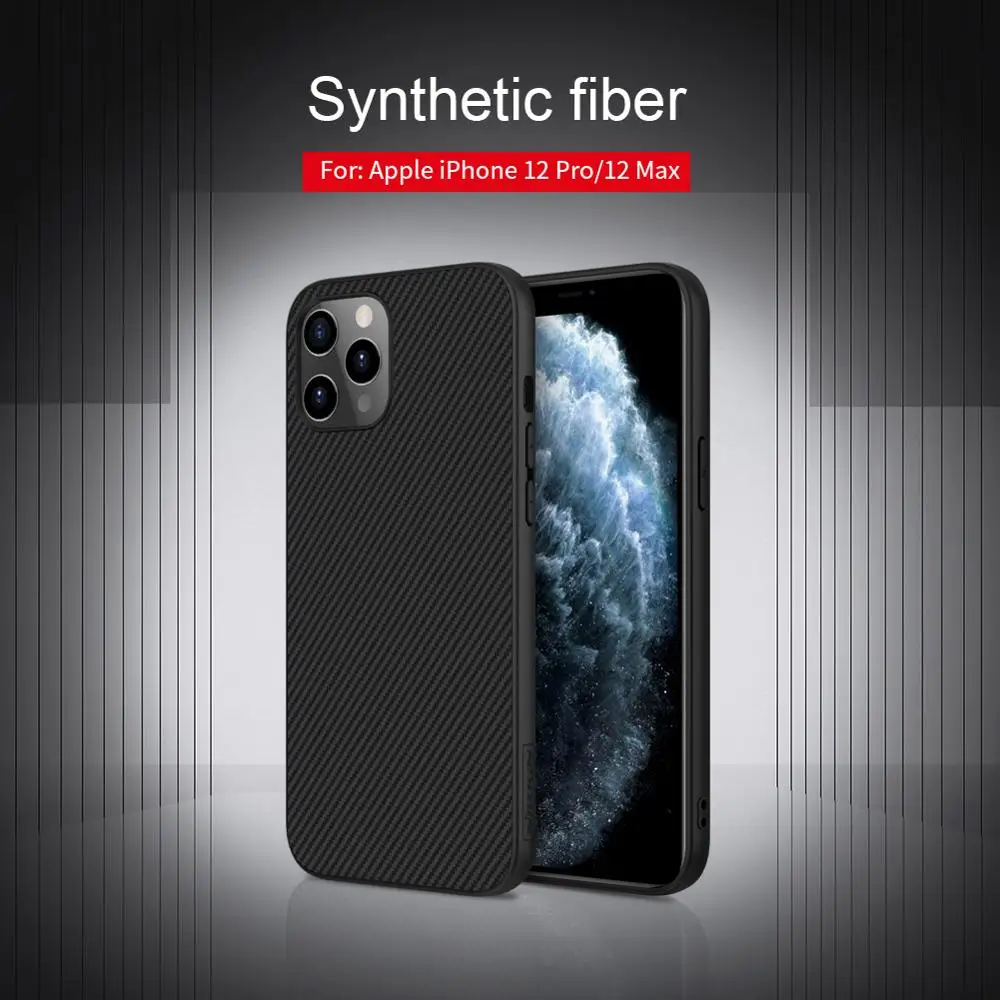 Чехол Nillkin из синтетического волокна для iPhone 12 Pro Max / Mini | Мобильные телефоны и