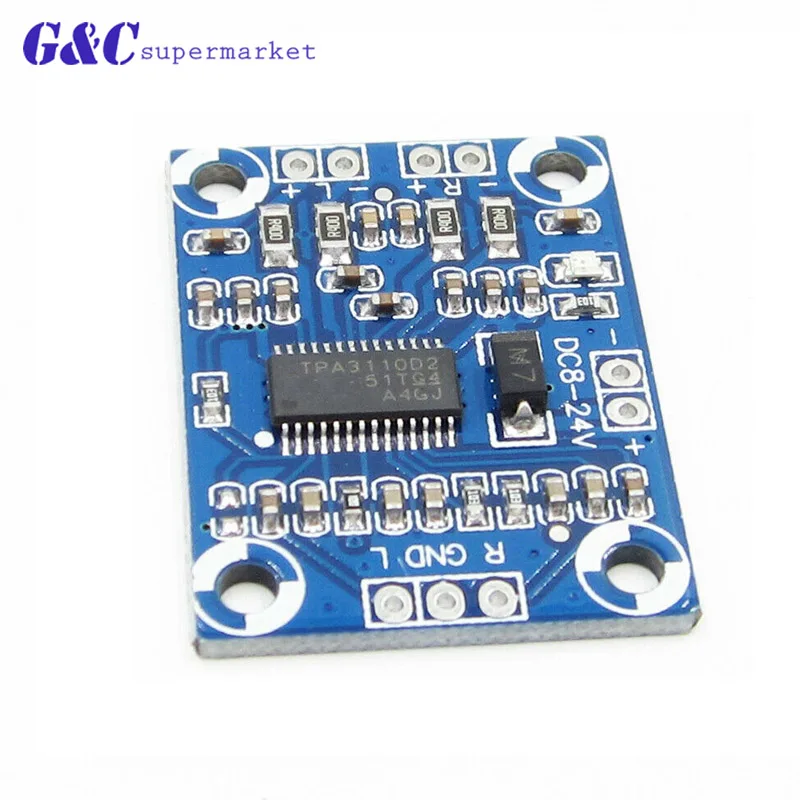 TPA3110 2x15 Вт Bluetooth аудио усилитель мощности плата для bluetooth-динамика diy Электроника |