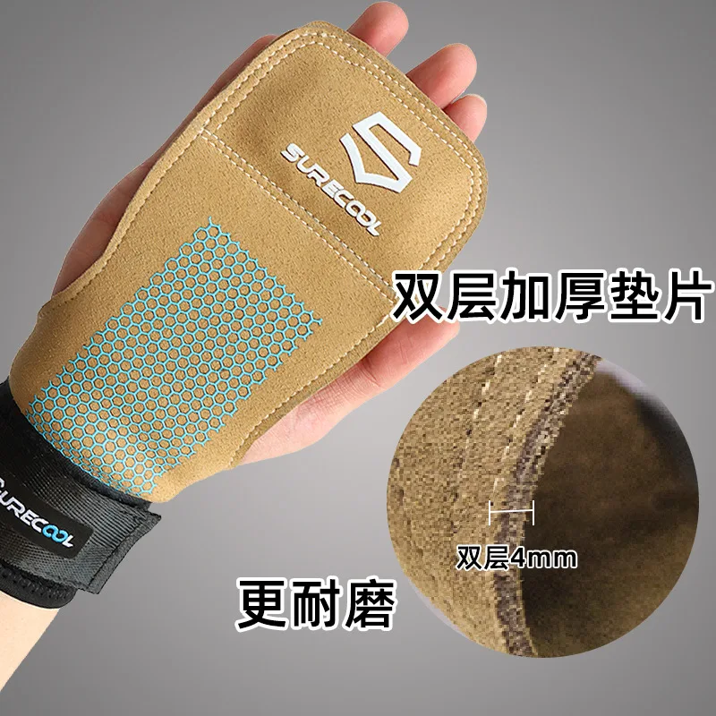 Перчатки для фитнеса с полосками мужские защитные перчатки запястья женские из