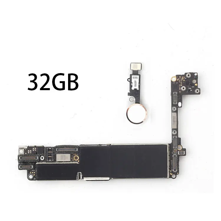 32GB (Gold) 32 ГБ/128 ГБ/256 ГБ для iphone 7 материнская плата без/с Touch ID, оригинальная разблокированная материнская плата для iphone 7 - Цвет: 32GB (Gold)