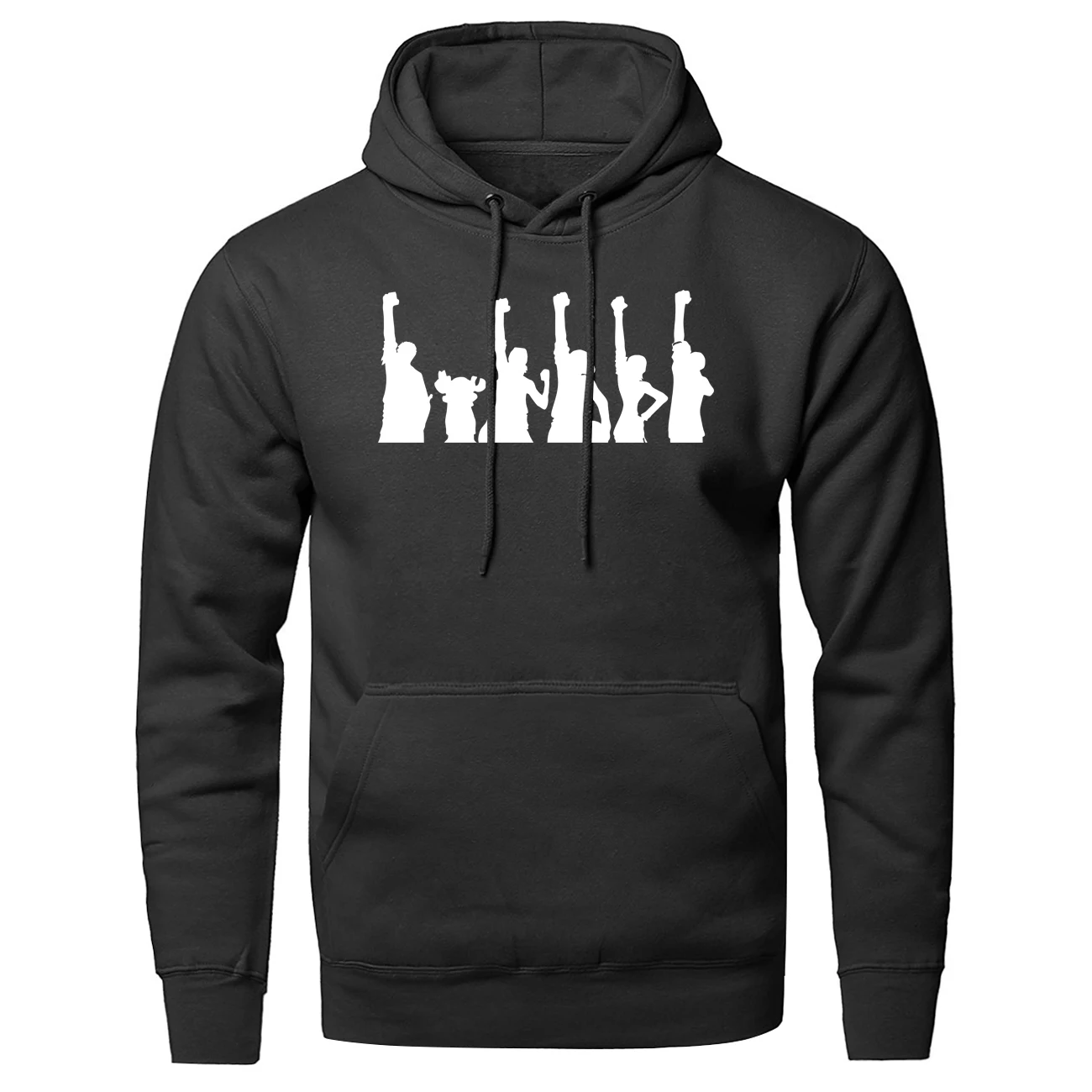 Мужская Уличная одежда весна осень 2020 топ один предмет черный и белый два цвета