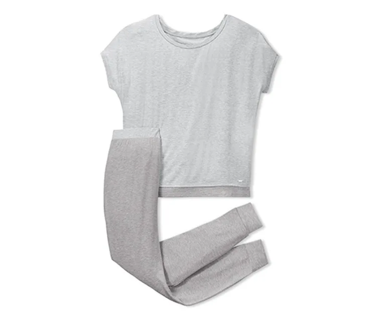 

Summer Thin Pajamas Women Short-sleeved Trousers 2-piece Home Service Comfortable Modal Solid Color Suit Plus Size Home Service