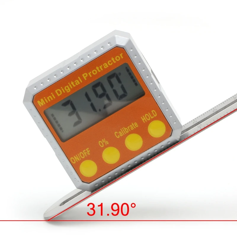 

360 Digital Protractor Inclinometer Electronic Level Box Magnetic Angle Gauge