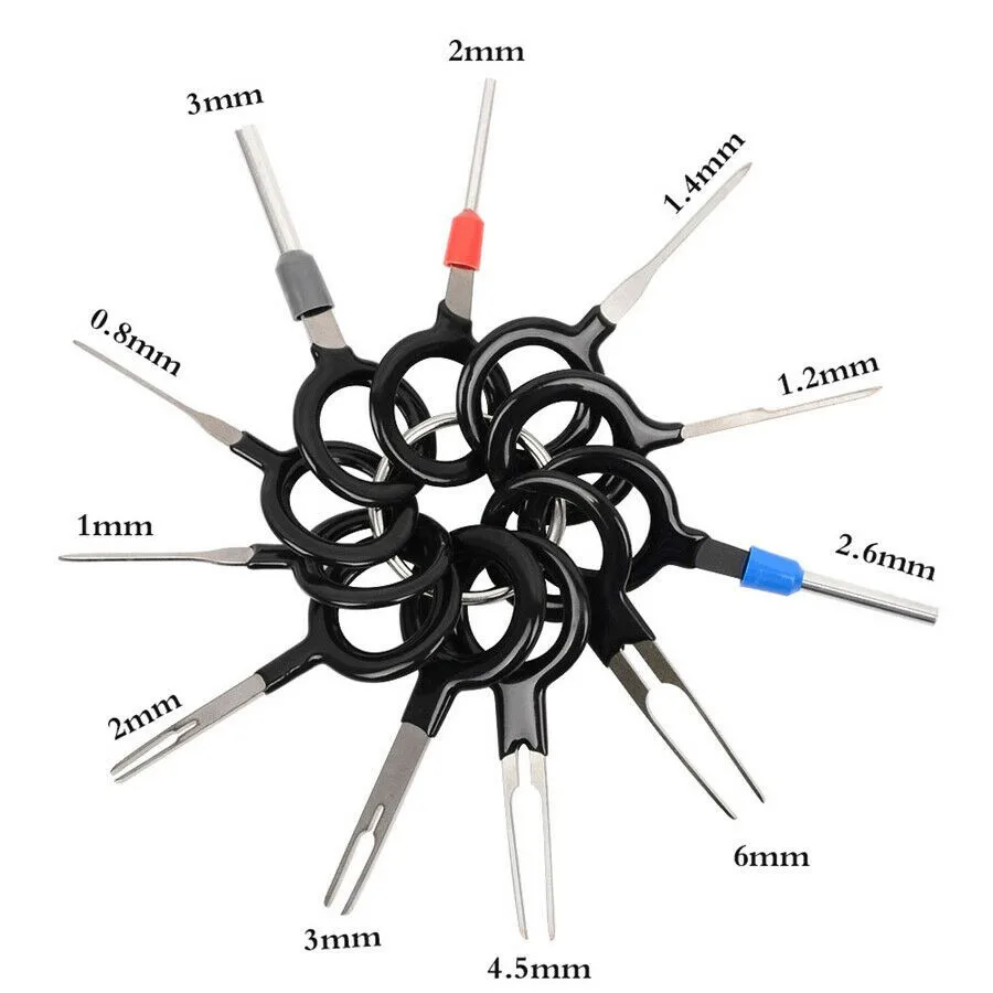 

19PCS Terminal Extractor Accessory Car Kit Parts Pin Puller Replacement