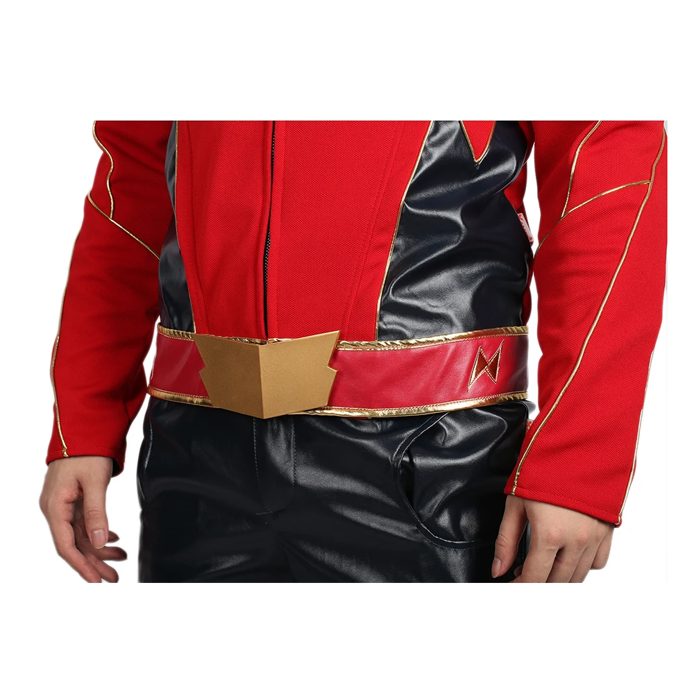 X-COSTUME распродажа 45% скидка флэш сезон 2 Джей костюм garrick для косплея и Хэллоуина подарок для фанатов высокого качества