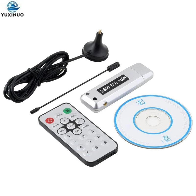 Digital DVB-T TV Stick USB HDTV TV Dongle Tuner Receiver Recorder TV Radio with Antenna and Remote for PC Laptop Tablet Network digital dvb t2 dvb t dvb c 2 0 usb tv stick hdtv receiver with antenna remote fm dab sdr hd usb dongle for windows pc laptop