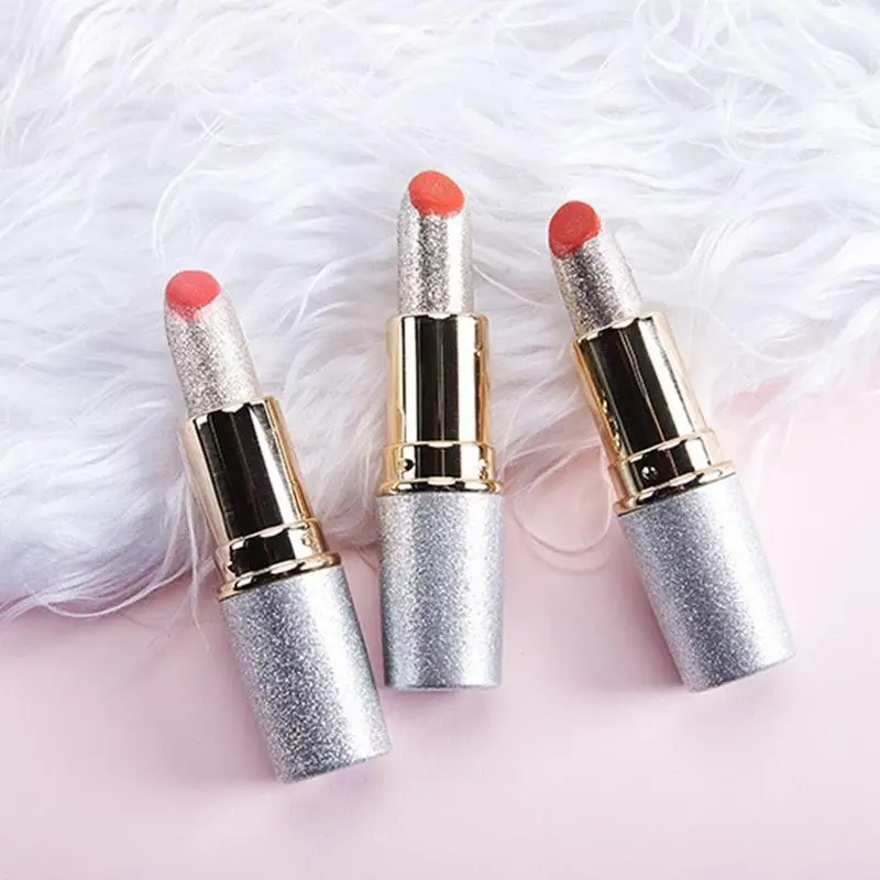 

Pearlescent Lipstick Long-Lasting Moisturizing Anti Wrinkles Temperature Lip Aging Care Protect Balm Lips Change