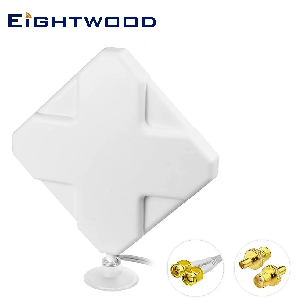 

Eightwood4 G LTE 35dBi Panel MIMO SMA Male TS9 Antenna for Verizon Jetpack 8800L AC791L Netgear LB1120 LB2120 Nighthawk MR1100