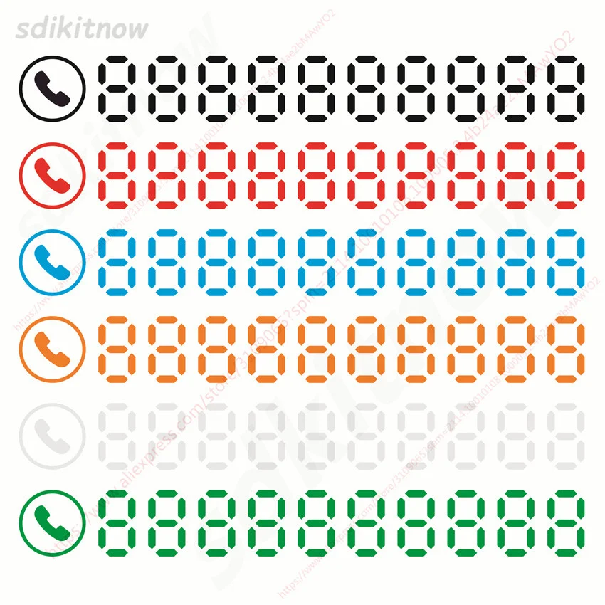

Пользовательская наклейка для парковки автомобиля, наклейка на окно, корпус, наклейка с номером телефона, бампер, дверь, ПВХ, Водонепроницаемый Виниловый дизайн с высечкой