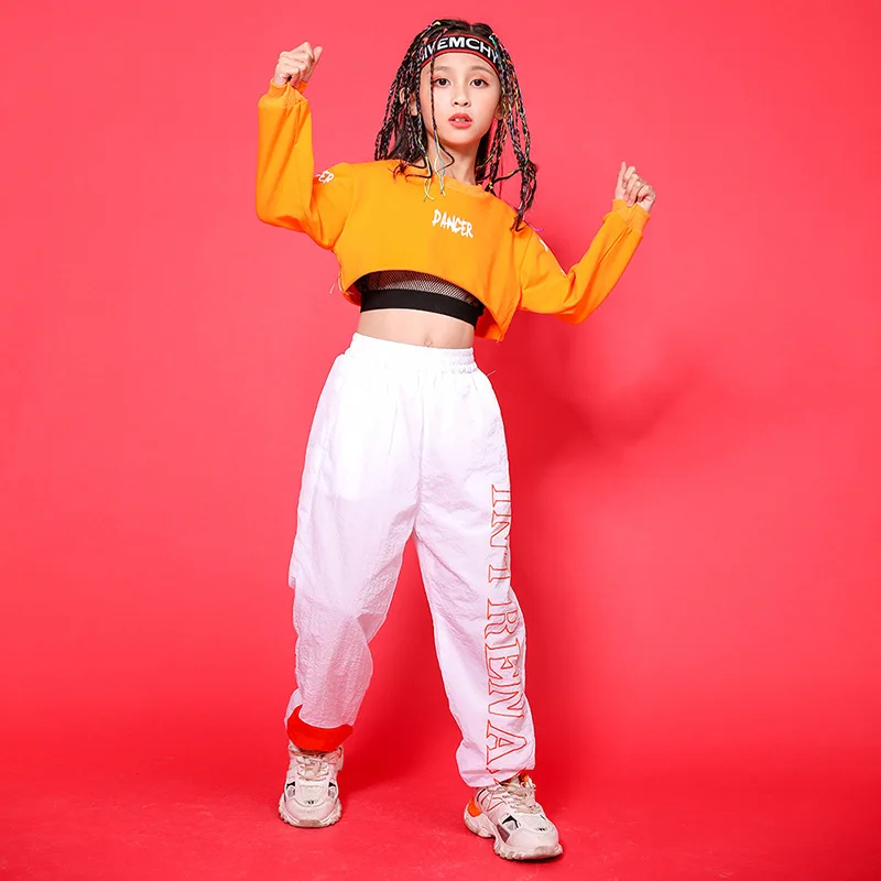 Детская одежда в стиле хип-хоп толстовка свитшот топ укороченные повседневные