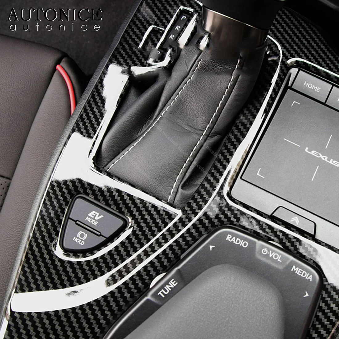 Карбоновое волокно внутренняя фотография подходит для Lexus UX 2019 250H 200 аксессуары