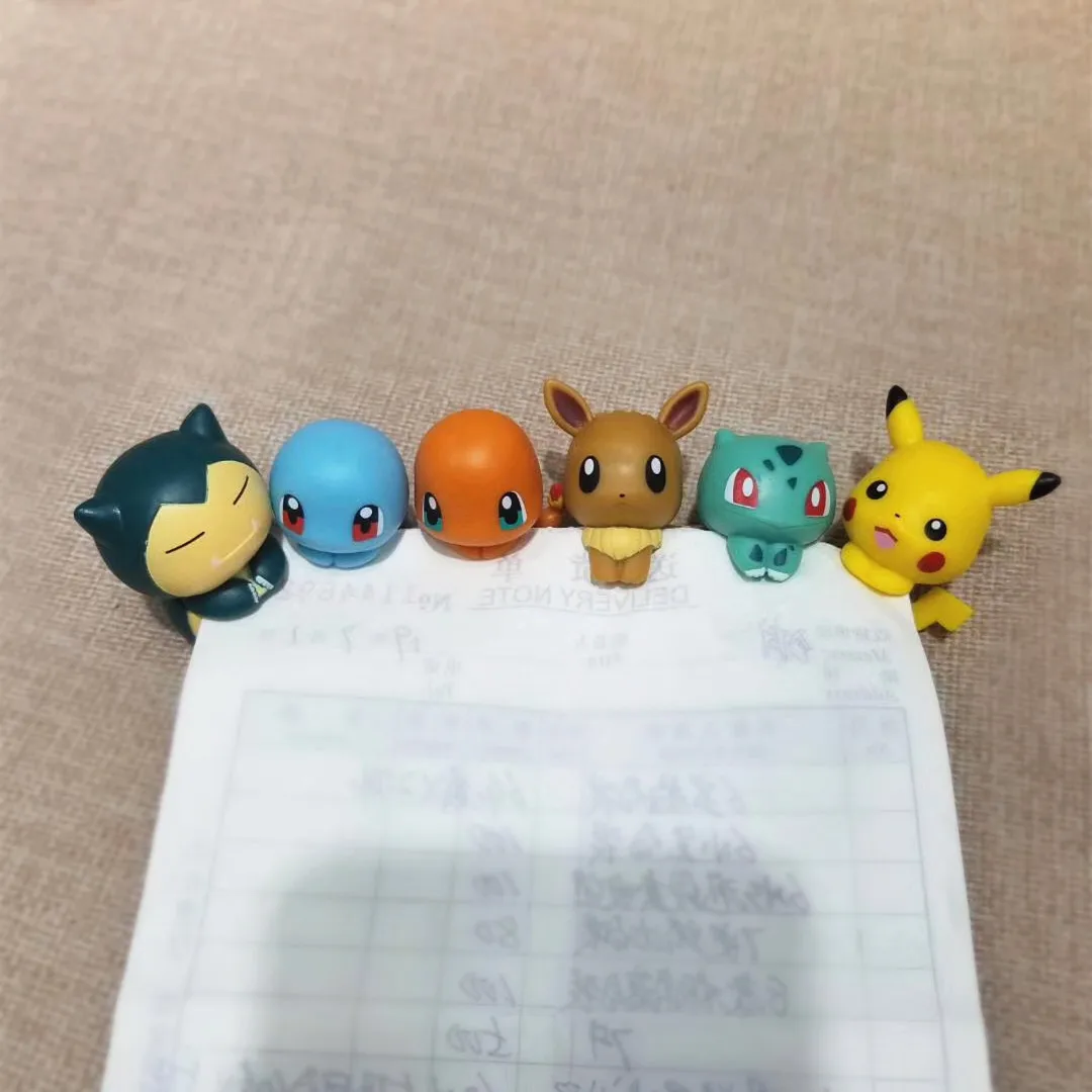 6 шт. Покемон чармандер Сквиртл Бульбазавр храп зажим чашка рот подвесной кусок 3