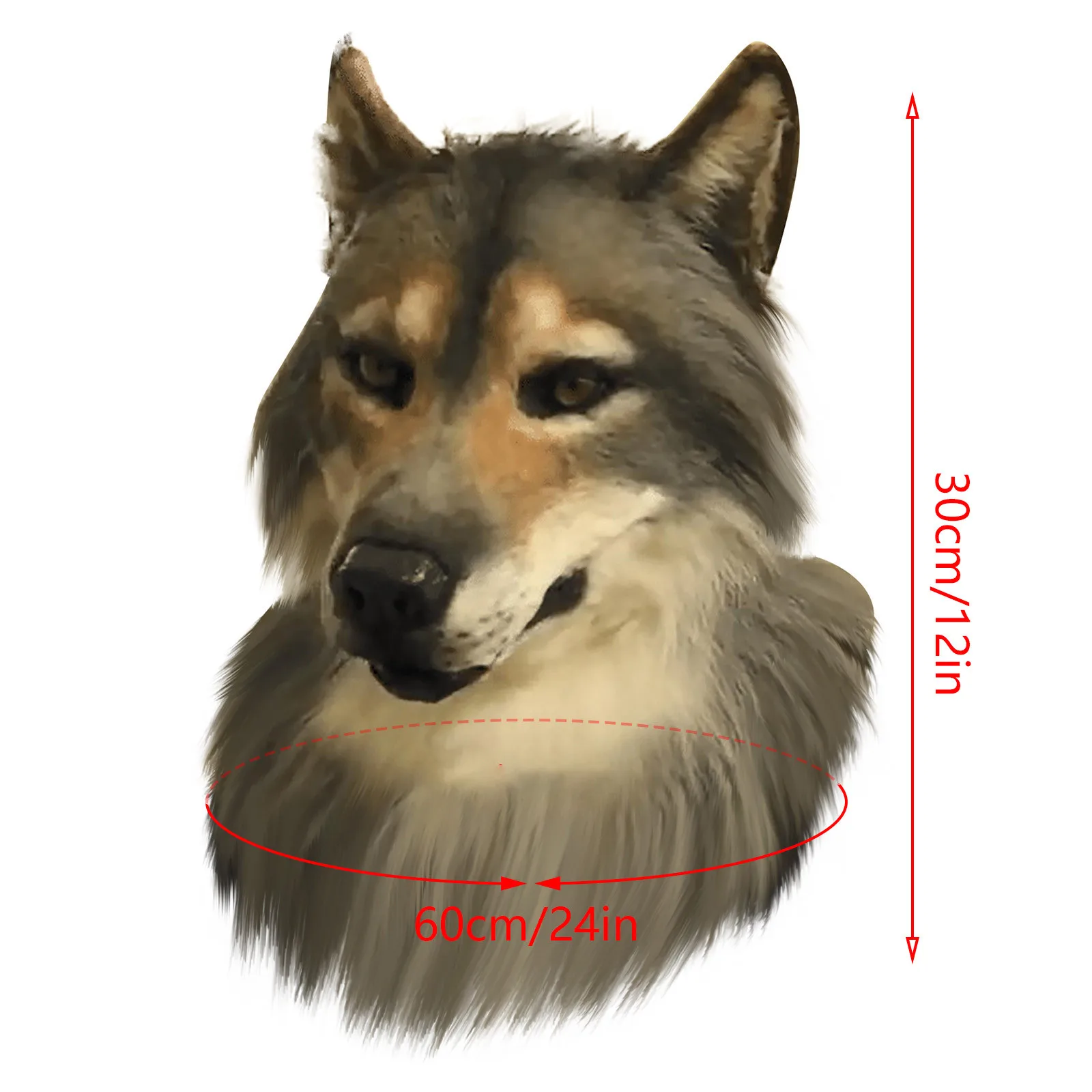 Повязка на голову костюм Волчья маска Головные Уборы Костюм праздничное Косплэй