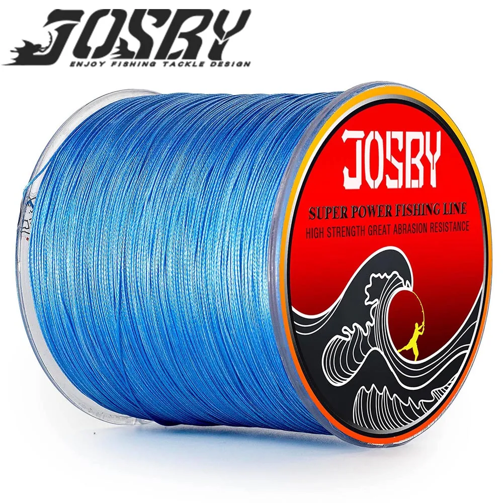 JOSBY 8 жильная плетеная рыболовная леска для ловли нахлыстом многонитевая