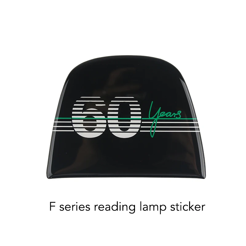 F Reading Lamp Автомобильный 60 годовщина эпоксидные наклейки на выходе ручная передача наклейка на интерьер для Mini Cooper S JCW F55 F56 аксессуары для хэтчбеков - Название цвета: F Reading Lamp